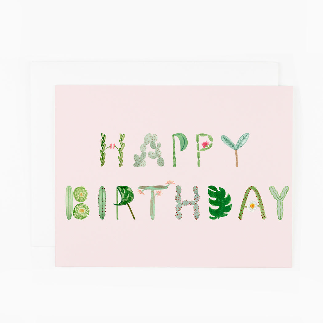 Cactus and Succulent Letters  