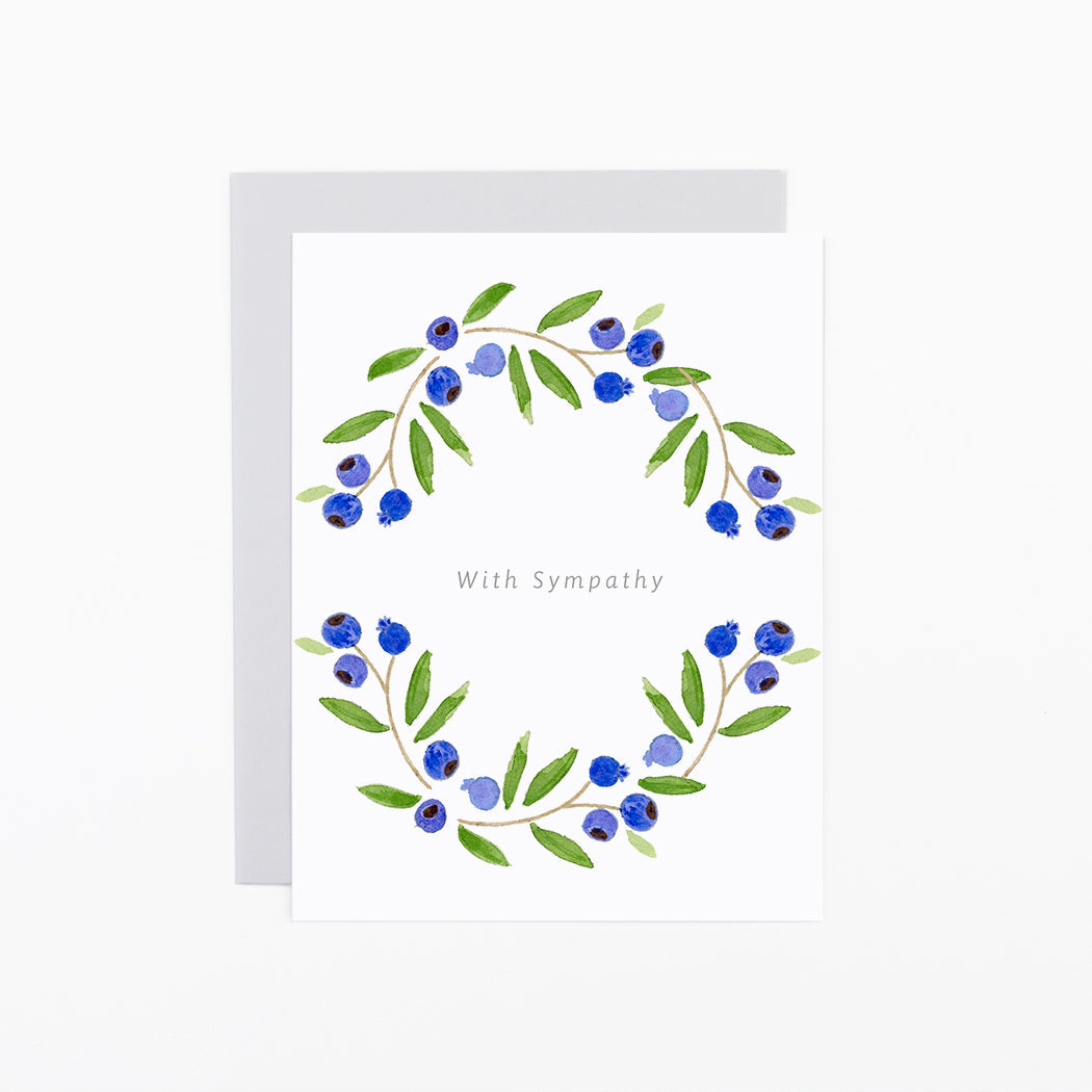 Blueberry Sympathy Wreath  