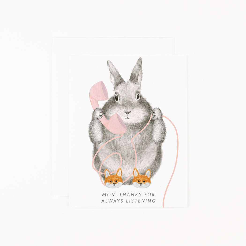 Bunny in Fox Slippers  